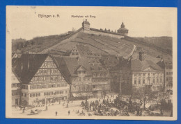 Deutschland; Esslingen; Marktplatz Mit Burg; 1912 - Esslingen