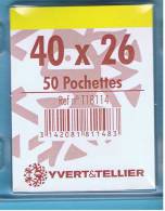 50 Pochettes Simple Soudure Transparentes 40x26mm - Transparante Hoezen