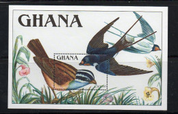 LOT 616 - GHANA BF N° 142 - HIRONDELLE - PASSEREAUX - Cote  12 € - Swallows