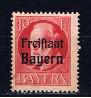 DR Bayern 1919 Mi 155 Ludwig III. "Freistaat" - Ungebraucht