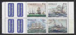 SWEDEN - SHIPS -  BOKKLET - CARNET  - Yvert # C2080 - Complete VF USED - Hojas Bloque