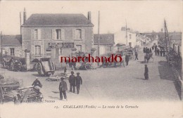 Vendée Challans La Route De La Garnache établissement L Chabiron Bois De Pavo  éditeur Artaud Nozais - Challans