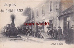 Vendée Challans Gare Je Pars De Challans Amitiés Train éditeur Artaud Nozais - Challans