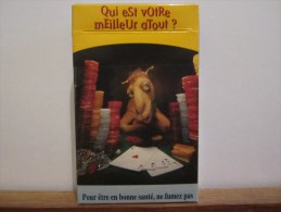 PAQUET VIDE  QUI EST VOTRE MEILLEUR  ATOUT ? CAMEL LIGHT. - Porta Sigarette (vuoti)