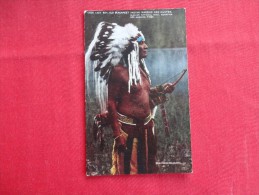 Native Americans ---Lazy Boy Old Blackfoot Indian Warrior & Hunter   Not Mailed-ref 1146 - Indiens D'Amérique Du Nord