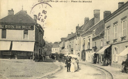 CPA (49) DURTAL  Place Du Marché - Durtal