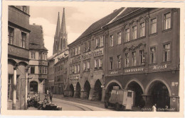 Görlitz Untermarkt Blumenfrauen Oldtimer Hotel Zum Braunen Hirsch Rats Apotheke TOP-Erhaltung Ungelaufen - Goerlitz