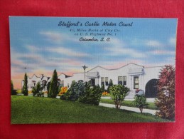 South Carolina > Columbia  Staffords Castle Motor Court  Not Mailed -ref 1147 - Columbia