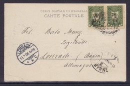 Ansichtskarte Von Pergame Nach Lörrach (D) - Lettres & Documents