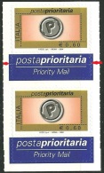 2004 - REPUBBLICA ITALIANA - PRIORITARIA - MNH -  VARIETA' - RARO - SIGNED - LUSSO - Varietà E Curiosità