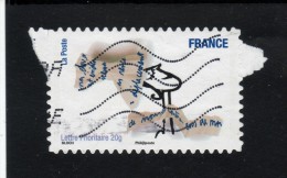 474  De  2010  - Dentelure  . Oblitéré  Provient Du Carnet  Série  " Sourires " Dessinateur  Serge  Bloch - Used Stamps