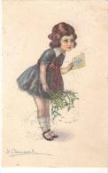 CPA .ILLUSTRATEUR ...BOMPARD .S...ENFANT ..BE .CIRCULE 1910..VOIR SCAN. - Bompard, S.