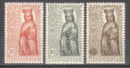 ** 1954 LIECHTENSTEIN ANNO MARIANO MNH (UNIF. 291-93 CAT. € 60,00 - Neufs