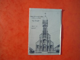 CPA  église St Vincent De Paul   - 76  - SOTTEVILLE LES ROUEN  - La Facade -  Seine Maritime - - Sotteville Les Rouen