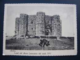 Castel Del Monte, Andria, Puglia, Italy. Vintage 1934 Postcard - Andria