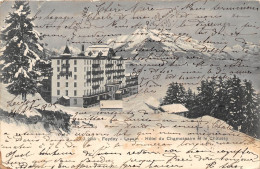 SUISSE.  FEYDEY -LEYSIN.  HÔTEL DU CHAMOSSAIRE ET LE CHAUSSY.  1902. DOS NON DIVISE. - Fey