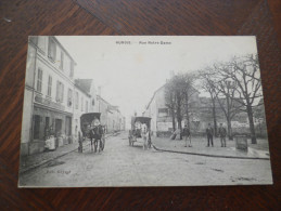 CPA Rungis.Rue Notre Dame.attelage.Magasins - Rungis