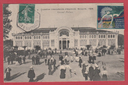 MARSEILLE --> Exposition Internationale D'Electricité De 1908. Le Grand Palais - Mostra Elettricità E Altre