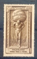 Vignette Officielle Exposition Philatélique Internationale 1925 - Pavillon De Marsan (N° YT 7) - Briefmarkenmessen