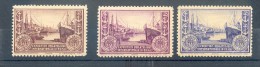 3 Vignettes Officielles Exposition Philatélique Le Havre 1929 (n° YT 11) - Briefmarkenmessen