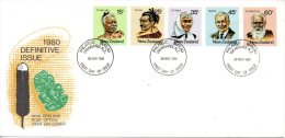 NOUVELLE-ZELANDE. N°781-5 Sur Enveloppe 1er Jour (FDC) De 1980. Personnalités Maoris. - Covers & Documents