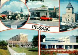 CPM   PESSAC     Le   Village  Et Les Environs  En Multivues - Pessac