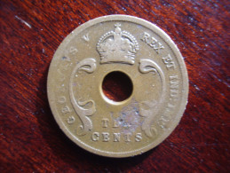 BRITISH EAST AFRICA USED TEN CENT COIN BRONZE Of 1922 - GEORGE V. - Colonia Britannica