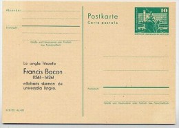 DDR P79-8a-80 C110 Postkarte ZUDRUCK Esperanto Francis Bacon Karl-Marx-Stadt 1980 - Privatpostkarten - Ungebraucht