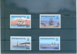 BRITISH INDIAN OCEAN TERRITORY 115/118 (1991)  MICHEL - Unused Stamps