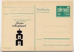 DDR P79-17b-80 C115-b Postkarte PRIVATER ZUDRUCK Musikfestspiele Dresden 1980 - Privatpostkarten - Ungebraucht