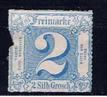 DR Thurn Und Taxis 1862 Mi 30 Mng Ziffermarke - Mint