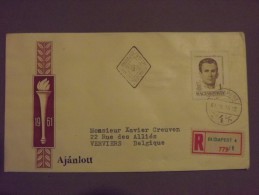 Enveloppe Recommandée Hongrie - Storia Postale