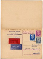 DDR P74 Antwort-Postkarte EILSENDUNG Sost. Landwirtschaft Uppsala Schweden 1971 - Postkaarten - Gebruikt