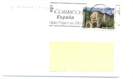 Spanish Andorra Andorre Correos Espana Letter From Andorra-la-Vella To Belgium Pagado En Oficina - Lettres & Documents