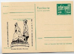 DDR P79-33-80 C130 Postkarte ZUDRUCK Mudder-Schulten-Brunnen Neubrandenburg 1980 - Private Postcards - Mint