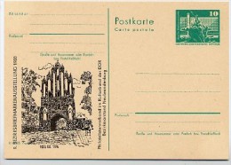 DDR P79-34-80 C131 Postkarte PRIVATER ZUDRUCK Neues Tor Neubrandenburg 1980 - Private Postcards - Mint