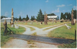 Wynnewood OK Oklahoma, HH Martin's Outdoor Geological Museum Roadside Attraction, C1960s Vintage Postcard - Otros & Sin Clasificación