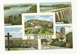 Cp, Bourgogne, Le Morvan, Multi-Vues, Voyagée - Bourgogne