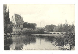 Cp, 36, Chateauroux, Vue Sur Le Château, Prise Du Pont - Chateauroux