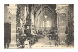 Cp, 40, Villeneuve-de-Marsan, Intérieur De L'Eglise, Voyagée - Villeneuve De Marsan