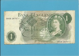 GREAT BRITAIN - 1 POUND - ND ( 1970-77 ) - P 374 G - BANK OF ENGLAND - 1 Pond