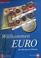 Willkommen EURO Einführung In Lettland 2014 Stg 34€ Bildband Plus Münzen Aus Riga Set 1C.-2€ Coin Of Republik Of Latvija - Numismatik