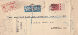 1930 - ENVELOPPE RECOMMANDEE De NICE Pour LONDON - PASTEUR - Briefe U. Dokumente