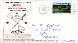 NOUVELLE ZELANDE. N°491 Sur Enveloppe 1er Jour De 1969 (FDC). Kerikeri. - Briefe U. Dokumente