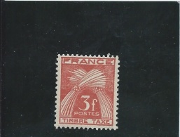 France TAXE N° 83 *    Valeur YT :   0,30 € - 1859-1959 Mint/hinged