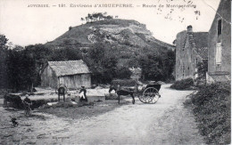 COLLECTIONNEZ LES CARTES BERILLON N°181 ROUTE DE MONTPENSIER LA BUTTE AIGUEPERSE PUY DE DOME 63 ANIMATION AUTOUR DU LAVO - Aigueperse