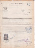 BOHEME ET MORAVIE - 1940 - FORMULAIRES Avec TIMBRE FISCAL + CACHET DE DOUANE (ZOLLAMT) - Lettres & Documents