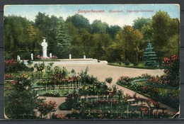 (0394) Sangerhausen/ Rosarium - Kaiserin-Denkmal - Gel. Ca. 1917 - Bahnpost-Stempel - Heliocolorkarte - Sangerhausen