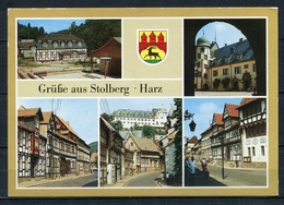 (0406) Grüße Aus Stolberg - Harz/ Mehrbildkarte - Gel. - DDR - Bild Und Heimat - 01 08 0760/16 - Stolberg (Harz)