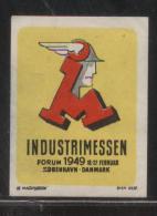 DENMARK 1949 COPENHAGEN INDUSTRY TRADE FAIR POSTER STAMP HM CINDERELLA ERINOPHILATELIE - Unused Stamps